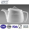 white fine bone china porcelain teapot